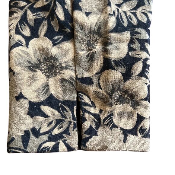 Teddi Vintage Floral Print Blazer Suit Jacket Woman Size 6 Unlined Shoulder Pads - Picture 9 of 9